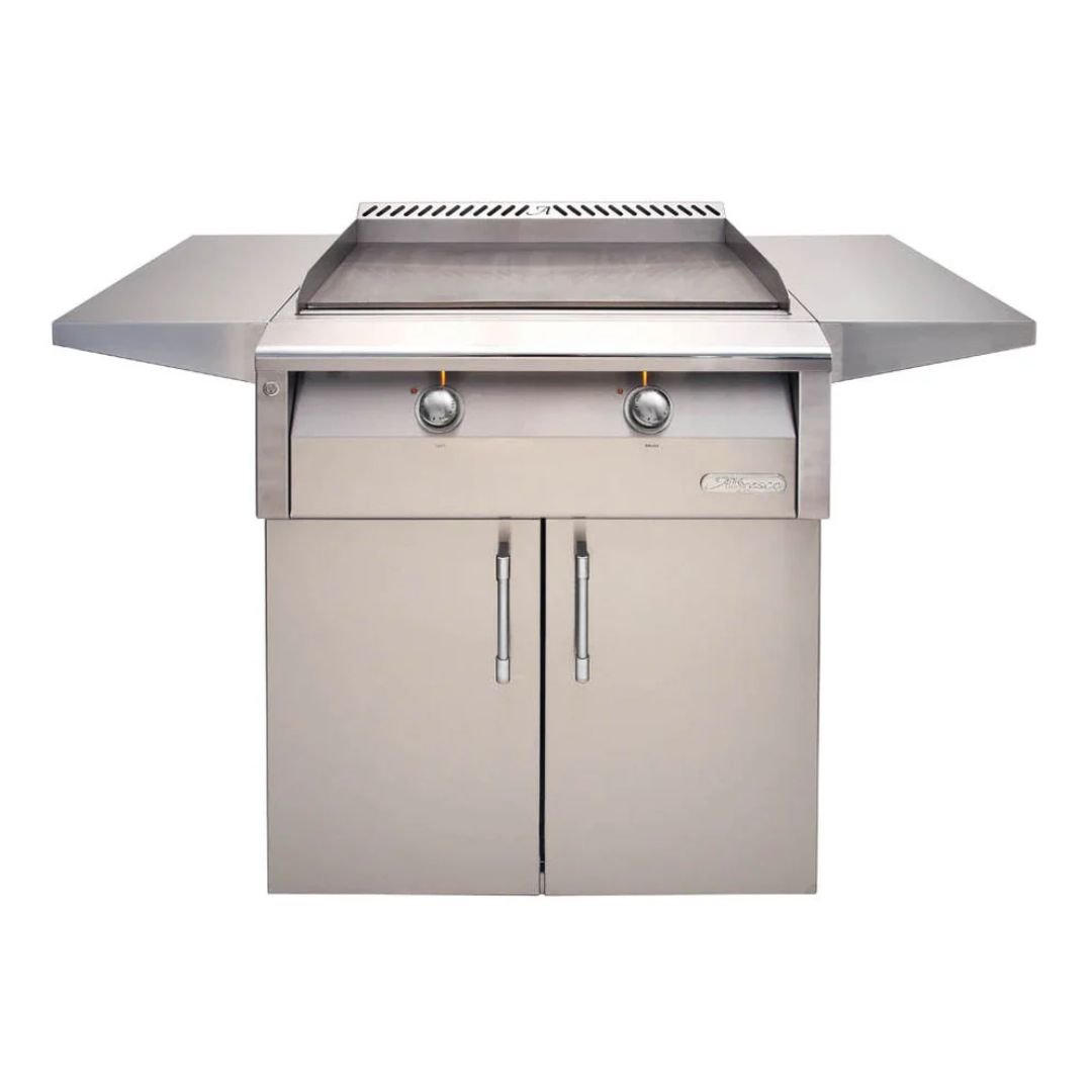 Alfresco 30" Gas Griddle On Cart or Freestanding - ALXE-30GT/ALXE-30GTC