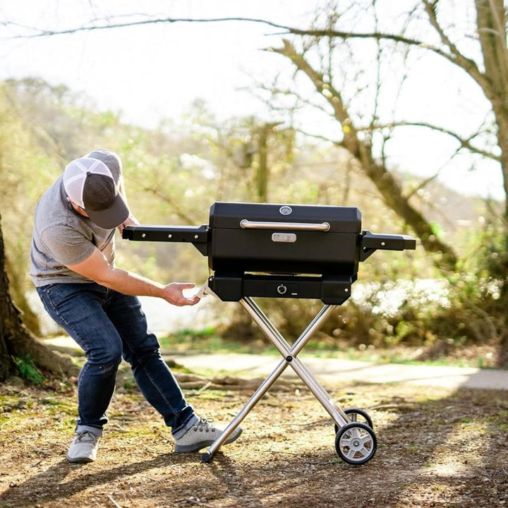 Masterbuilt Portable Charcoal Grill and Smoker with Cart - MB20040722