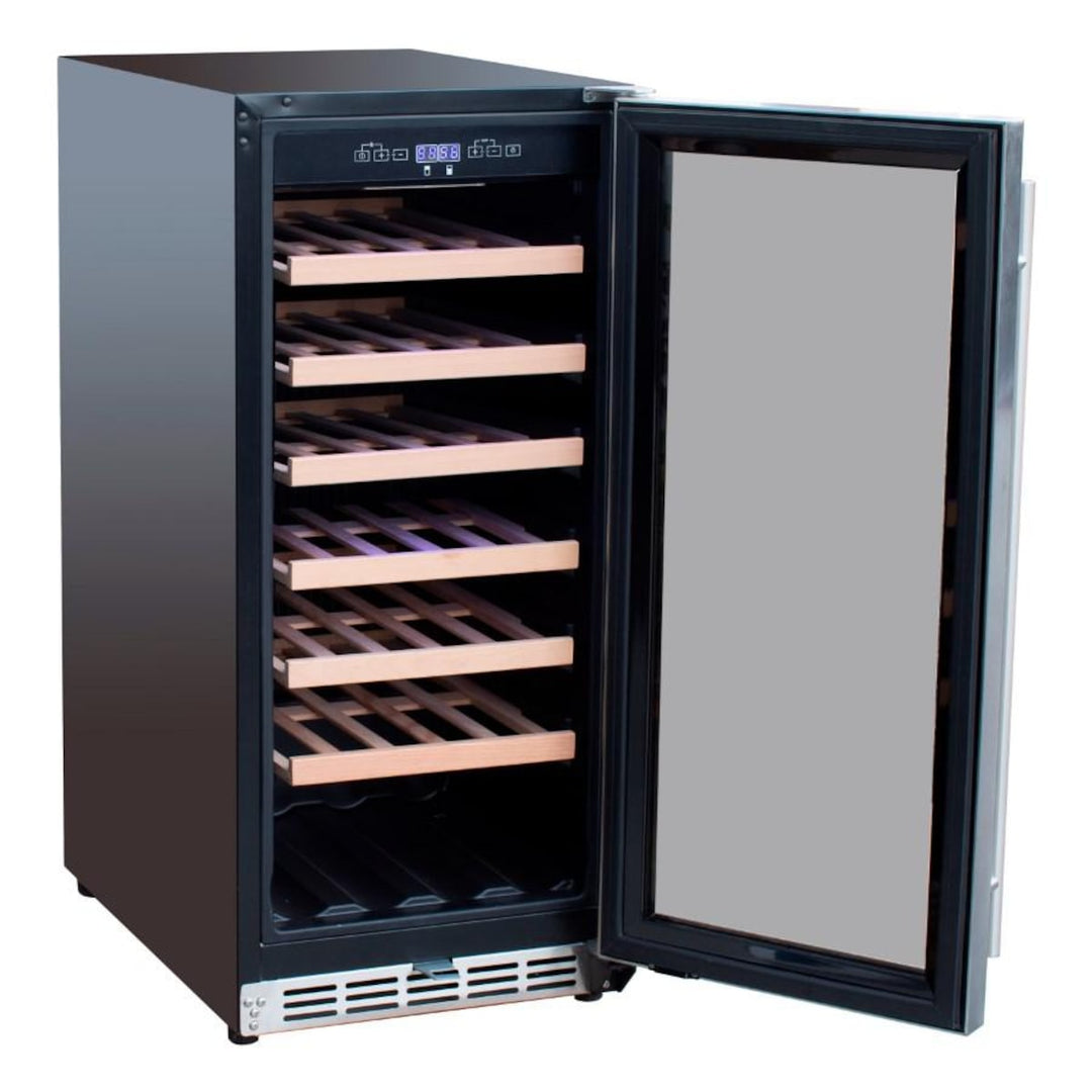 American Made Grills 15-Inch Outdoor Rated Wine Cooler - AMG-RFR-15W