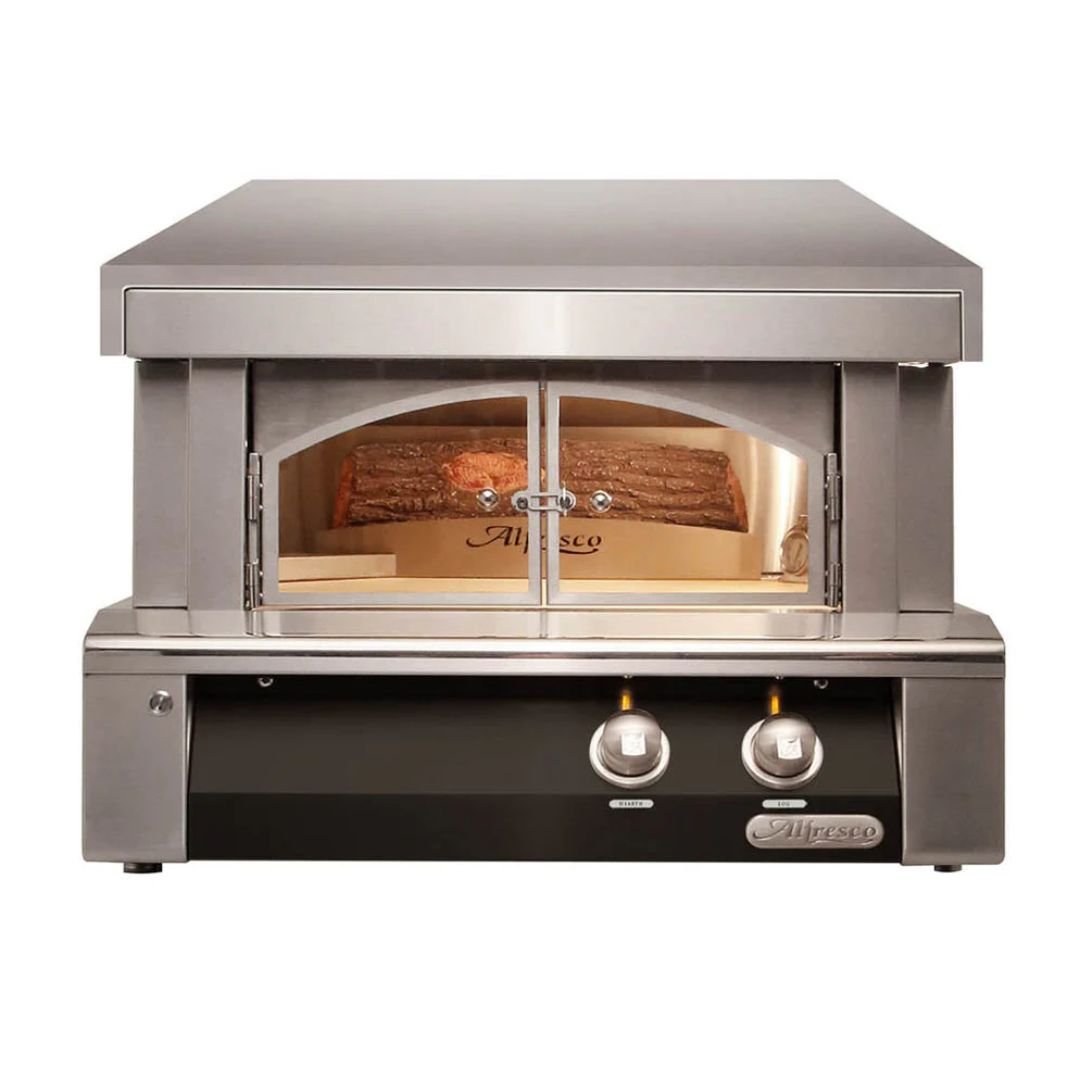 Alfresco 30-Inch Built-In Gas Outdoor Pizza Oven Plus - AXE-PZA-BI-LP(NG)