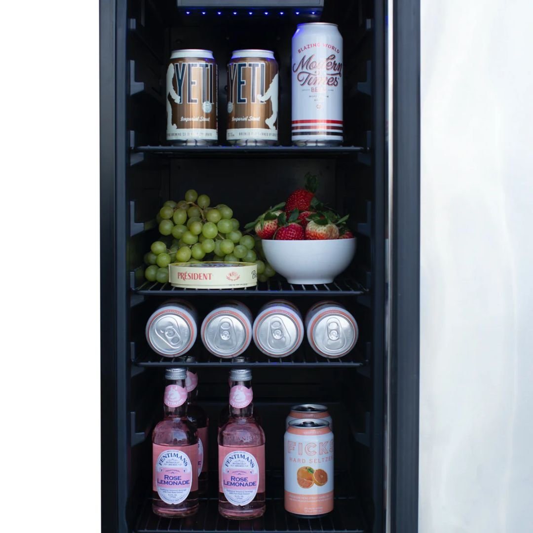 Summerset 15 Inch Outdoor Rated Fridge w/ Stainless Door - RFR-15S