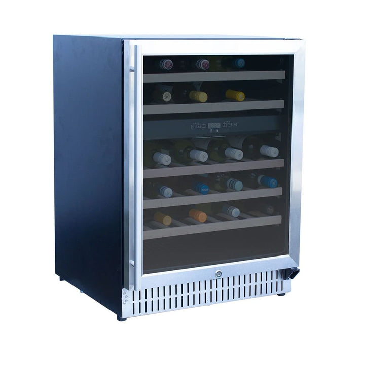 Summerset 24 Inch Outdoor Rated Dual Zone Wine Cooler - RFR-24WD