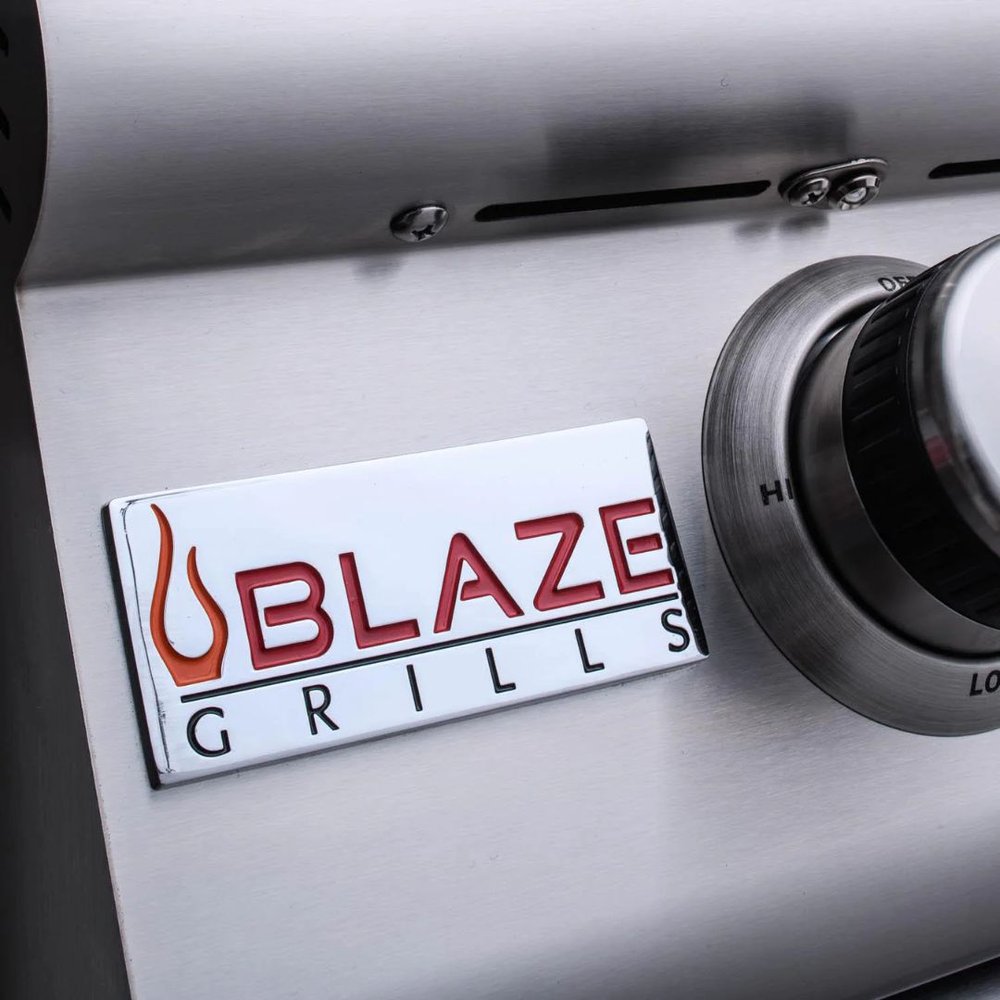 Blaze Premium LTE Marine Grade 32-Inch 4-Burner Built-In Gas Grill With Rear Infrared Burner & Grill Lights - BLZ-4LTE2MG-LP(NG)