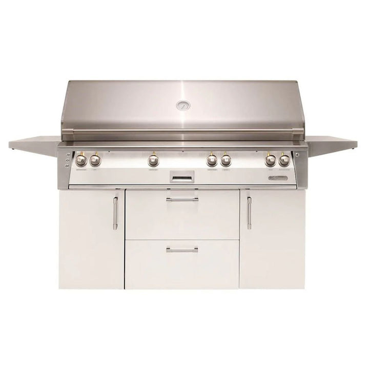 Alfresco ALXE 56-Inch Freestanding Gas All Grill With Sear Zone And Rotisserie - ALXE-56BFGC-NG(LP)