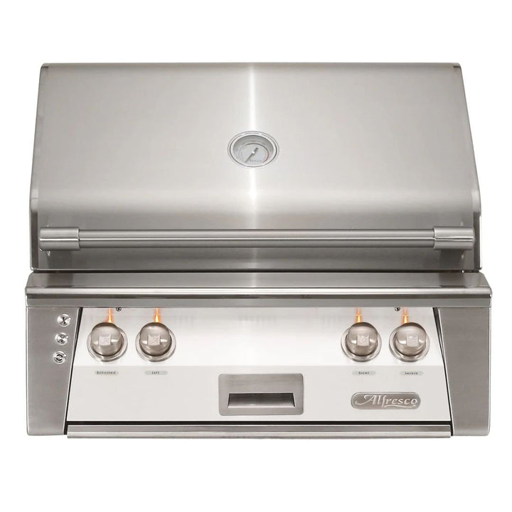 Alfresco 30" Built-In Grill w/ One Burner, Sear Zone, and Rotisserie - ALXE-30SZ-LP(NG)