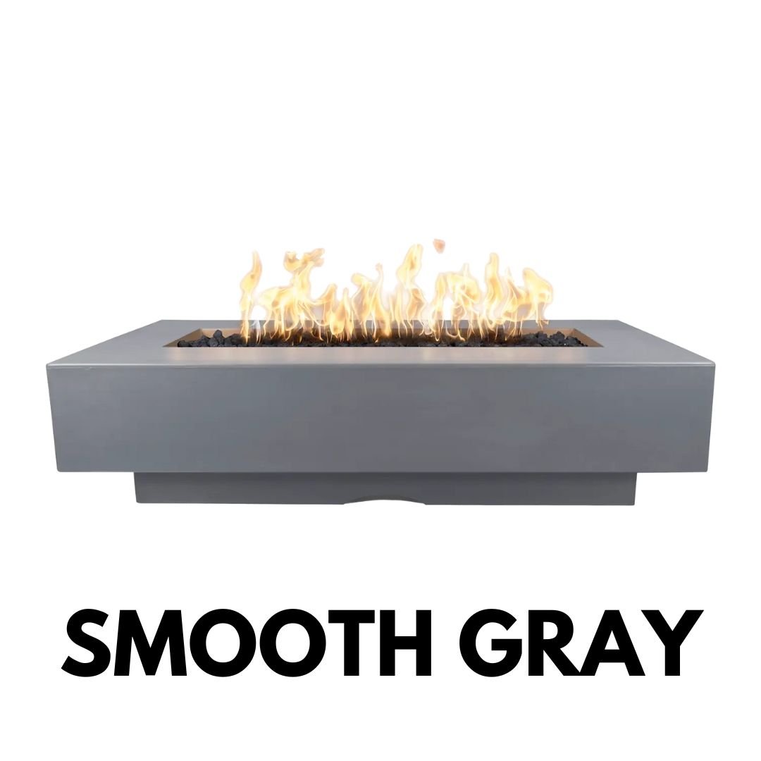 The Outdoor Plus Del Mar Fire Pit 84" in GFRC Concrete