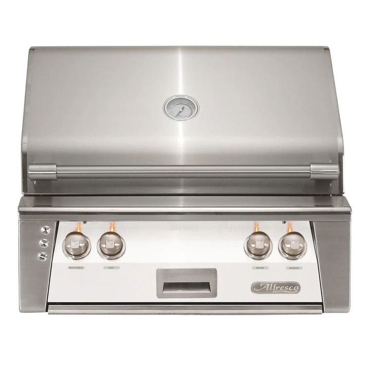 Alfresco 30″ Built-In Luxury Grill w/ Two Burners & Rotisserie -ALXE-30-LP(NG)