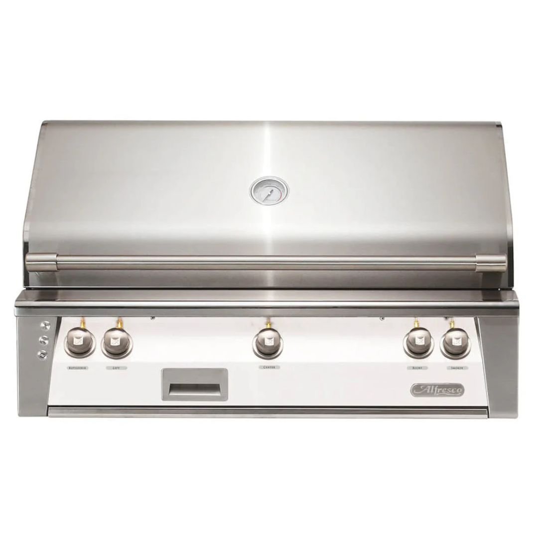 Alfresco ALXE 42-Inch Built-In Gas Grill With Rotisserie - ALXE-42-NG(LP)