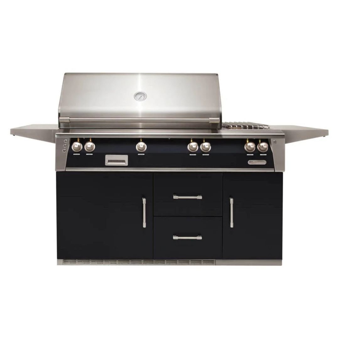 Alfresco 56" Refrigerator Cart Grill with Sear Zone ALXE-56SZR-LP(NG)