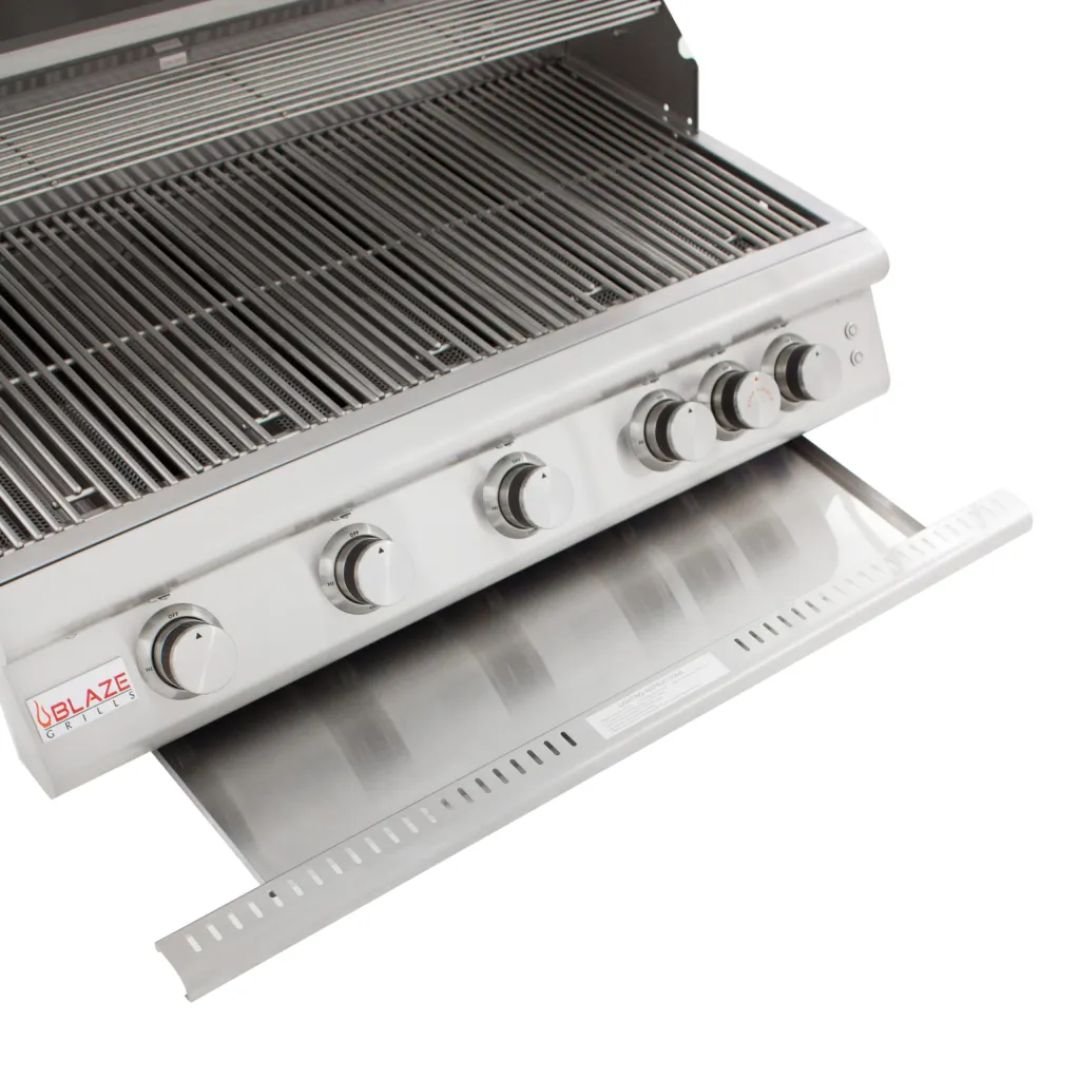 Blaze 40-Inch 5-Burner LTE Gas Grill with Rear Burner and Built-in Lighting System- BLZ-5LTE2(LP/NG)