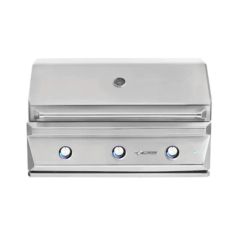 Twin Eagles 42-Inch 3-Burner Built-In Gas Grill (Optional Rotisserie/Sear Zone) - TEBQ42