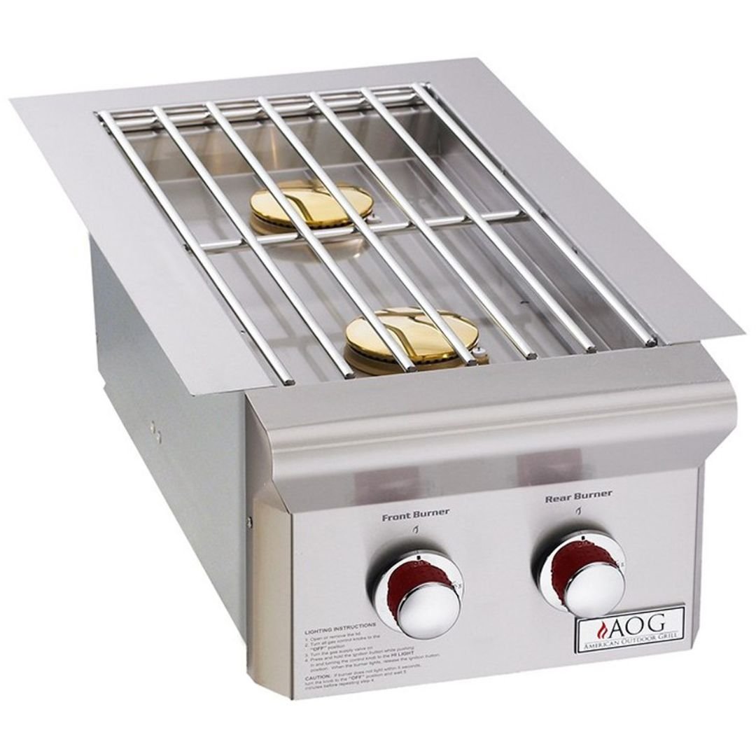 American Outdoor Grill T-Series Drop-In Gas Double Side Burner - 3282(P)T