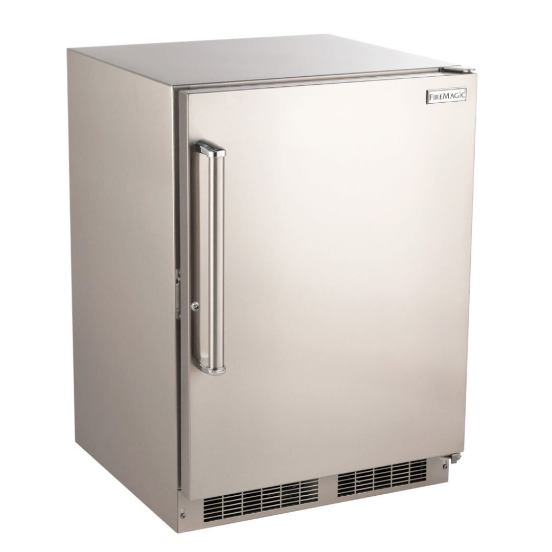 Fire Magic 24-Inch 5.1 Cu. Ft. Outdoor Rated Compact Refrigerator - 3589-DR(L)