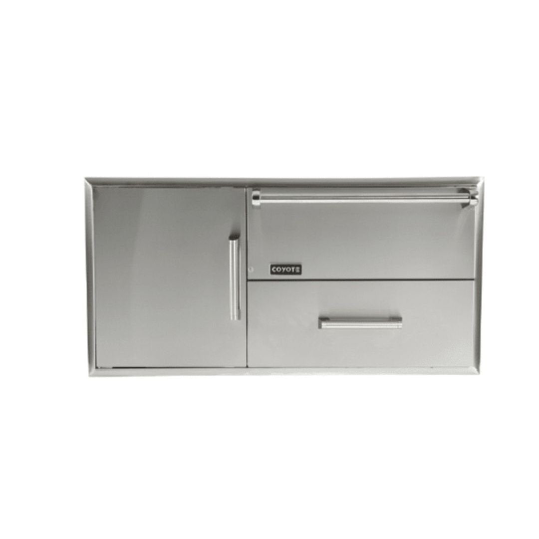 Coyote 42-Inch Access Door & Warming Drawers Combo - CCD-WD