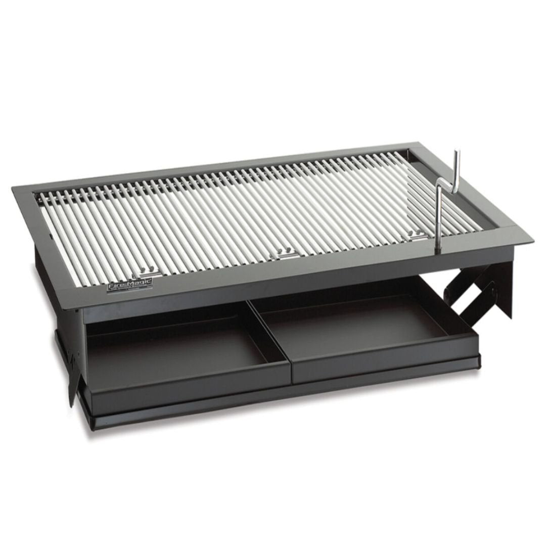 Fire Magic Firemaster Built-In Countertop Charcoal Grill - Large