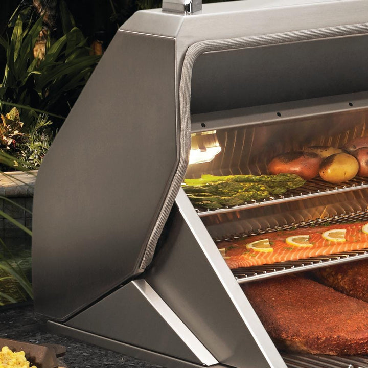 Twin Eagles 36-Inch Wifi-Controlled Built-in Pellet Grill and Smoker (Optional Rotisserie) - TEPG36