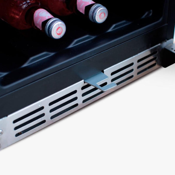 American Made Grills 15-Inch Outdoor Rated Dual Zone Wine Cooler - AMG-RFR-15WD