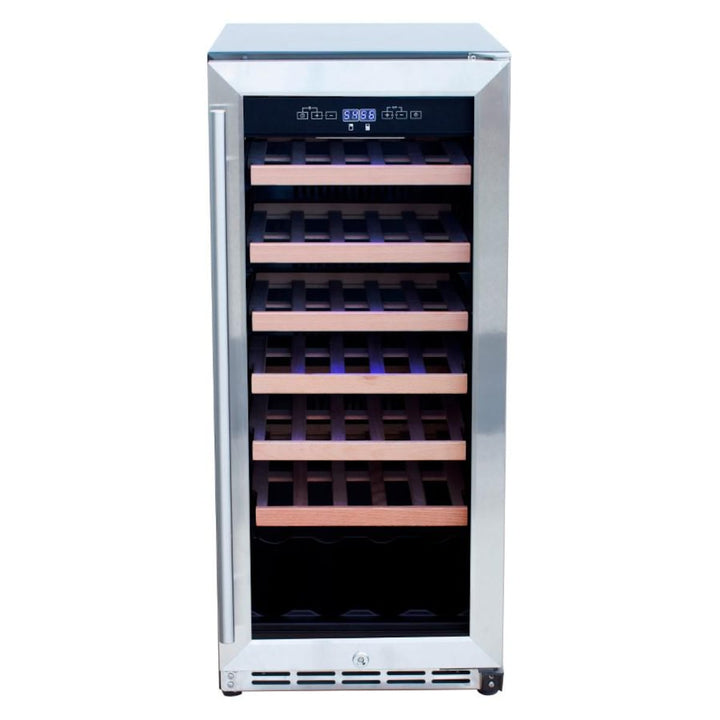 American Made Grills 15-Inch Outdoor Rated Wine Cooler - AMG-RFR-15W