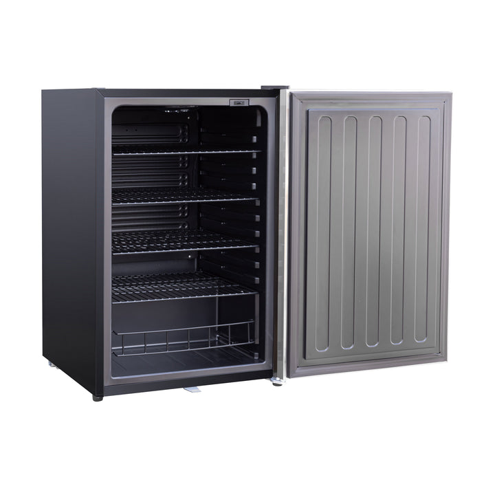 American Made Grills 22-Inch 4.1c Deluxe Outdoor Approved Fridge w/ Upgraded SS Door & Handle  - RFR-22D-R/L